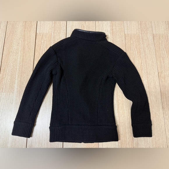 IRO Chelane Lamb Leather Trim Wool Moto Jacket - Picture 8 of 9